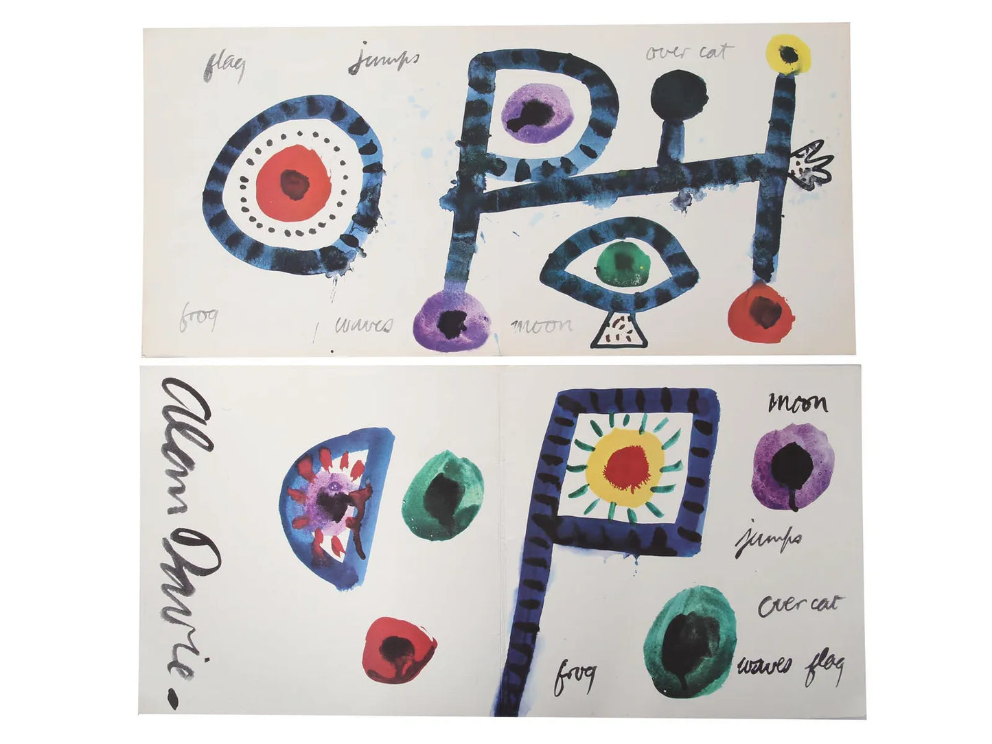 Alan Davie - (2) Signed Abstract Prints