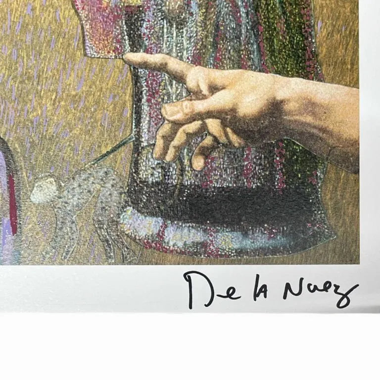 Nelson De La Nuez - "In Search of Van Gogh's Ear" Signed Latino Art Print