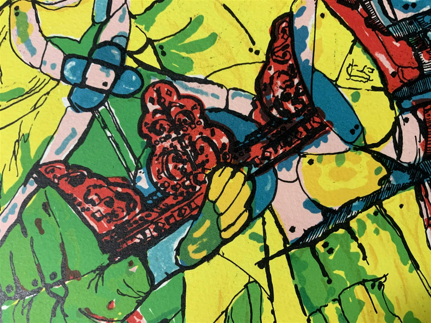 Signed Art Print - Amien Cathedral Stained Glass