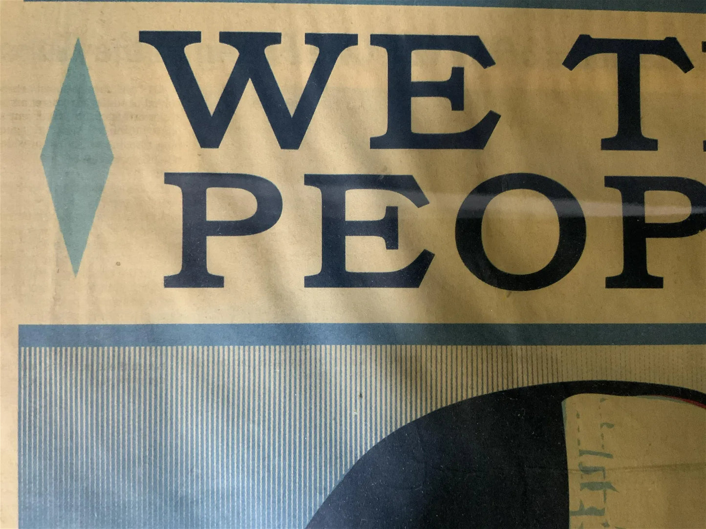 Shepard Fairey - "We The People" Newspaper Print [With Surprise Art]