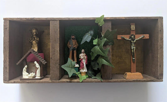 TIM RAY FISHER - "The Betrayal of Christ" Signed Assemblage Sculpture