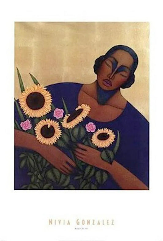 Nivia Gonzalez - "Regalo del Sol" Latina Art Print
