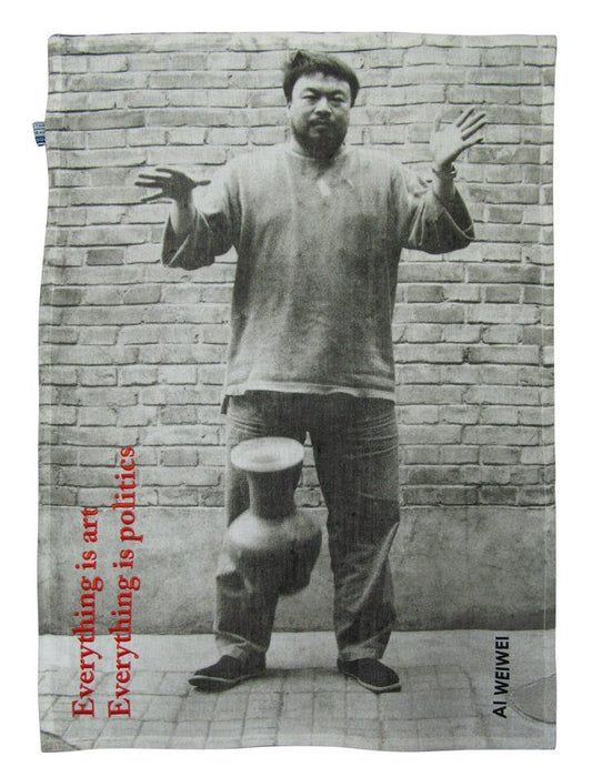 Ai Wei Wei - "Dropping a Han Dynasty Urn" Tea Towel