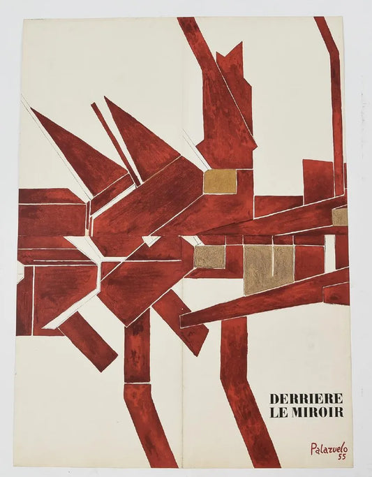 Pablo Palazuelo - "Derriere le Miroir" Latino Art Print