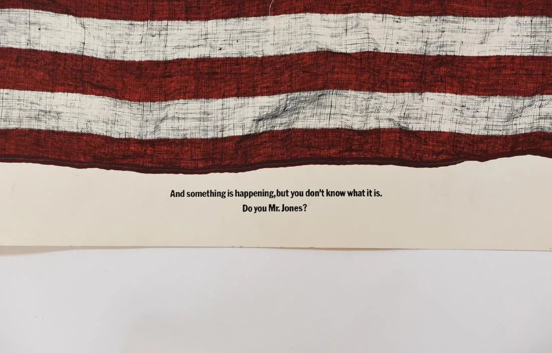 Bob Dylan - American Flag Pop Art Lithograph