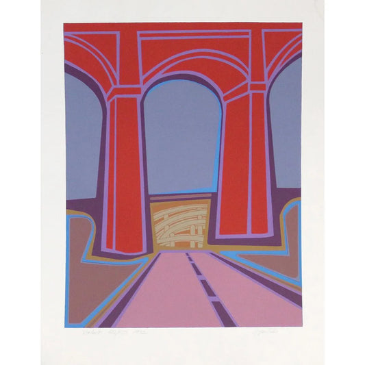 Joyce Sills - Viaduct Lithograph Signed & Numbered